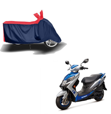 Mdstar Waterproof Two Wheeler Cover for Suzuki(Swish 125, Red, Blue)