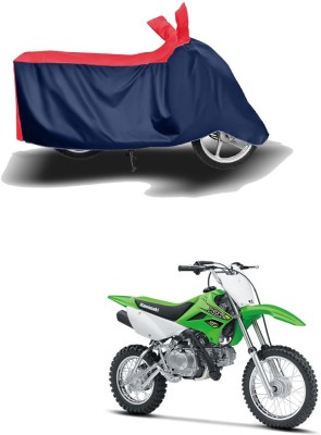 HYBRIDS COLLECTION Two Wheeler Cover for Kawasaki(KLX 110, Red, Blue)