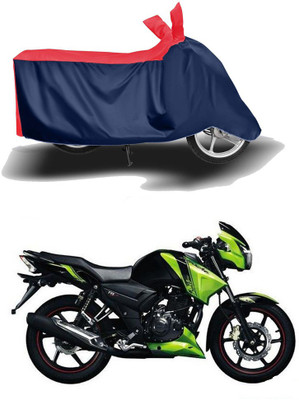 HYBRIDS COLLECTION Two Wheeler Cover for TVS(Apache 150, Red, Blue)