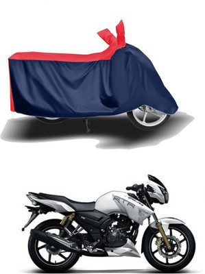 HYBRIDS COLLECTION Two Wheeler Cover for TVS(Apache RTR 180, Red, Blue)