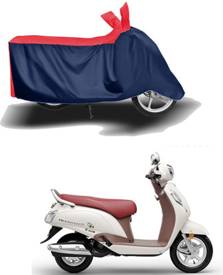 AUTOCAD Waterproof Two Wheeler Cover for Suzuki(Access SE, Red, Blue)