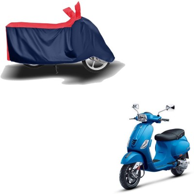 Mdstar Waterproof Two Wheeler Cover for Vespa(Vespa SXL 150, Red, Blue)