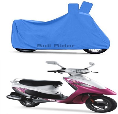 Bull Rider Waterproof Two Wheeler Cover for TVS(Scooty Pep+, Blue)