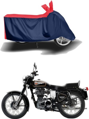 HYBRIDS COLLECTION Two Wheeler Cover for Royal Enfield(Bullet 350 Twinspark, Red, Blue)