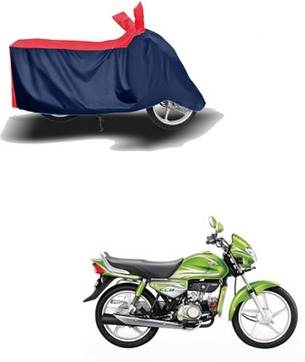 Mdstar Waterproof Two Wheeler Cover for Hero(HF, Red, Blue)