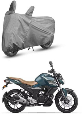 AUTOCAD Waterproof Two Wheeler Cover for Yamaha(FZ S V3.0 FI, Grey)