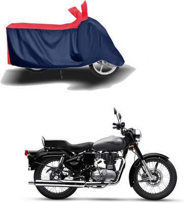 HYBRIDS COLLECTION Two Wheeler Cover for Royal Enfield(Bullet 350, Red, Blue)
