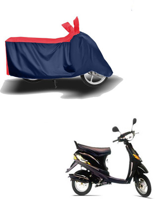 AUTOCAD Waterproof Two Wheeler Cover for Bajaj(Spirit, Red, Blue)