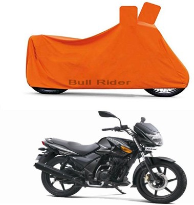 Bull Rider Waterproof Two Wheeler Cover for TVS(Flame DS 125, Orange)