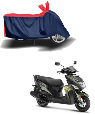 Mdstar Waterproof Two Wheeler Cover for Yamaha(Cygnus Ray ZR, Red, Blue)