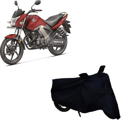 ABS AUTO TREND Two Wheeler Cover for Honda(CB Unicorn, Black)