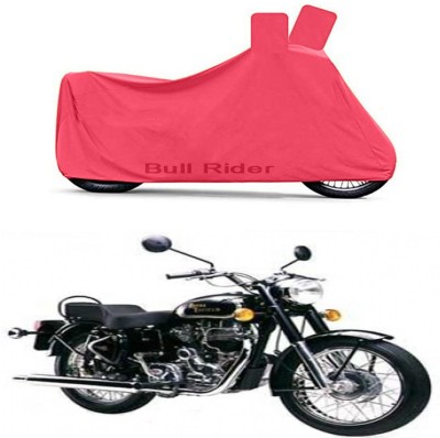 Bull Rider Two Wheeler Cover for Royal Enfield(Bullet 350, Red)