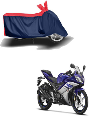 AUTOCAD Waterproof Two Wheeler Cover for Yamaha(YZF R15 Ver 2.0, Red, Blue)