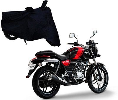 ABS AUTO TREND Two Wheeler Cover for Bajaj(V 150, Black)