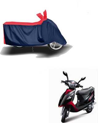 HYBRIDS COLLECTION Two Wheeler Cover for TVS(Scooty Streak, Red, Blue)