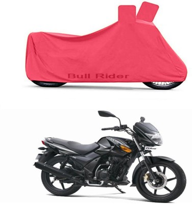 Bull Rider Two Wheeler Cover for TVS(Flame DS 125, Red)