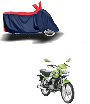 AUTOCAD Waterproof Two Wheeler Cover for Hero(HF Deluxe Eco, Red, Blue)
