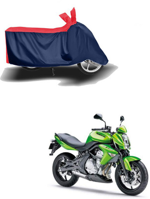 AutoGalaxy Two Wheeler Cover for Kawasaki(ER 6N, Red, Blue)