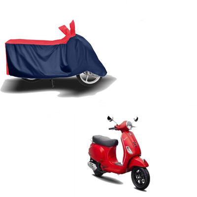 HYBRIDS COLLECTION Two Wheeler Cover for Vespa(Vespa LX, Red, Blue)