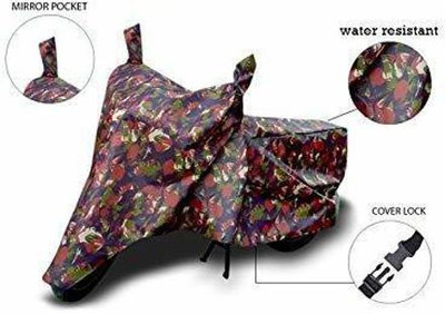 FUTURSTIC HUB Waterproof Two Wheeler Cover for Suzuki(Intruder, Red, Multicolor)