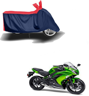 AUTOCAD Waterproof Two Wheeler Cover for Kawasaki(Ninja, Red, Blue)