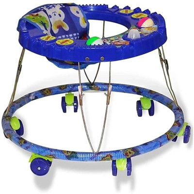 Sunita enterprise Musical Activity Walker With Parent Rod(Blue)