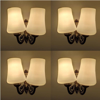 Arus Wallchiere Wall Lamp Without Bulb(Pack of 4)
