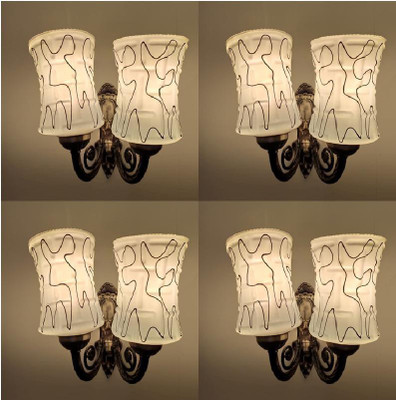 Arus Wallchiere Wall Lamp Without Bulb(Pack of 4)