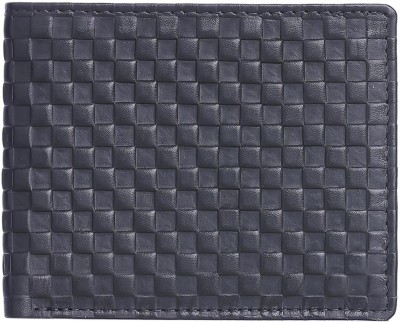KARA Men Casual, Formal, Casual, Travel, Trendy Black Genuine Leather Wallet(3 Card Slots)