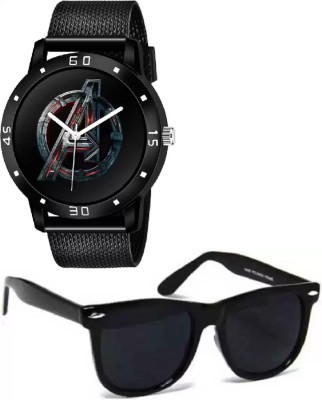 Florida + WAYFARER BLACK ATTRACTIVE COLORED FOR BOY'S AND MEN'S AND GIRL'S AND WOMEN'S Analog Watch  - For Boys