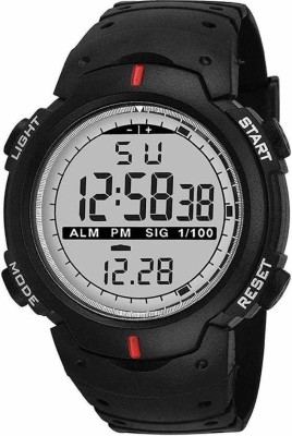 FASTDEALS FR-G54604-CHRONO Factor Chronograph Style Sports Water Resistance Original Black Collection Digital Watch  - For Men