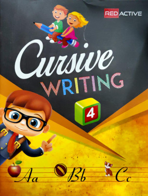 Red Active Cursive Writing Class 4(Paperback, Megha jain)