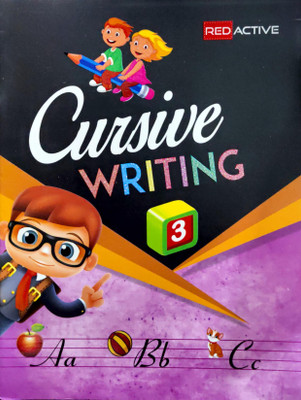 Red Active Cursive Writing Class 3(Paperback, Megha jain)