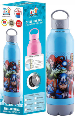 SKI Homeware by SKI 550 ml Plastic Bottle(Pack of 1, Blue)