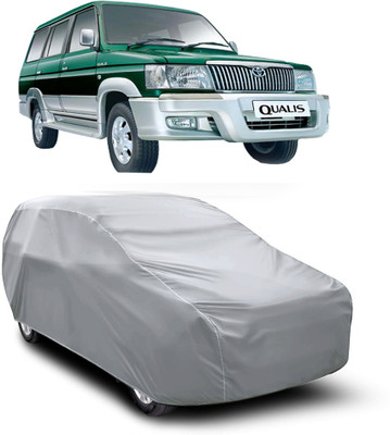 KuchhBhi Car Cover For Toyota Qualis (Without Mirror Pockets)(Silver)