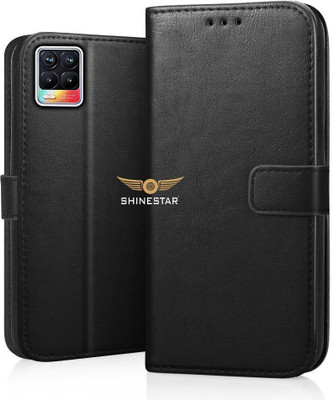 SHINESTAR. Back Cover for Realme 8 4G(Black, Pack of: 1)