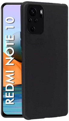 NEXZONE Back Cover for Xiaomi Redmi Note 10, Redmi Note 10, Mi Note 10(Black, Grip Case, Silicon, Pack of: 1)