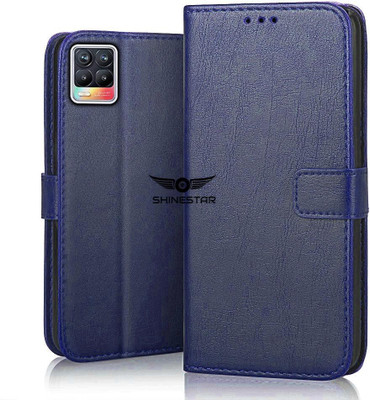 SHINESTAR. Back Cover for Realme 8 4G(Blue, Pack of: 1)