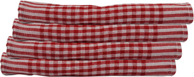 Reysol KT White Red 3 Wet and Dry Cotton Cleaning Cloth(4 Units)