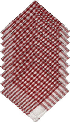 Reysol KT White Red 9 Wet and Dry Cotton Cleaning Cloth(9 Units)