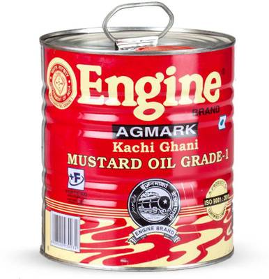 Engine Kachi Ghani Mustard Oil Mustard Oil Tin