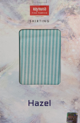 Raymond Cotton Blend Striped Shirt Fabric