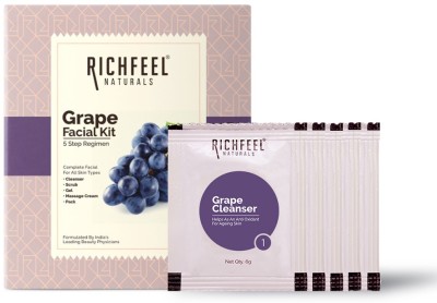 RICHFEEL grape Facial Kit 6gms x5(30 g)