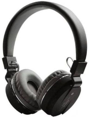 GUGGU WEJ_687H_SH12 Over the head Bluetooth Headset Bluetooth(Black, On the Ear)