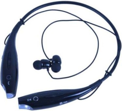 SYARA TMJ_525O HBS 730 Neck Band Bluetooth Headset Bluetooth Headset(Black, In the Ear)