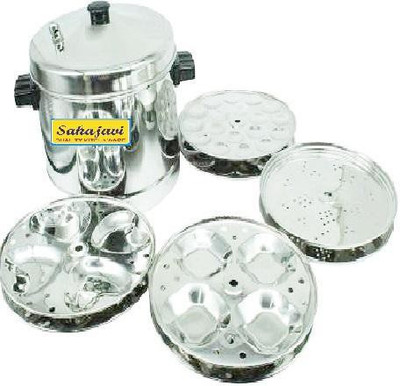 sahajavi SAHAJAVI-Muli Shape Idli Cooker(2-Heart Shape Idli Plate,2-Square Shape Idli Plate,2-Mini Idli Plate,2-Idiyappam Plates)8 Plates Induction & Standard Idli Maker(8 Plates , 45 Idlis ) sahajavi SAHAJAVI-Muli Shape Idli Cooker(2-Heart Shape Idli Plate,2-Square Shape Idli Plate,2-Mini Idli Plate,2-Idiyappam Plates)8 Plates Induction & Standard Idli Maker(8 Plates , 45 Idlis )
