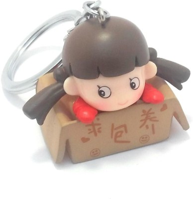 Key Era Baby Doll Girl Hide Cartoon Abs Keychain Key Chain