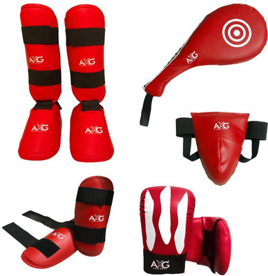 AXG NEW GOAL Karate Taekwondo Muay Thai Kick Kickboxing MMA Kit (Medium) Boxing Kit