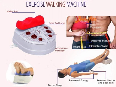 Appliance Bazar AB-9890 BIGG EXERCISE WALKINGG MACHINE WITH INFRARED LIGHTS AND 5 IN 1 FACE MASSSAGER Massager(Red, Pink)