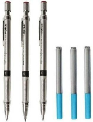 Baile izone 2.00 MM Auto Mechanical 15 Extra Lead Pencil Pencil(Set of 3, Multicolor)